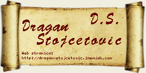 Dragan Stojčetović vizit kartica
